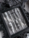 Handmade Stiletto Press‑on Nails ｜Dark Spire