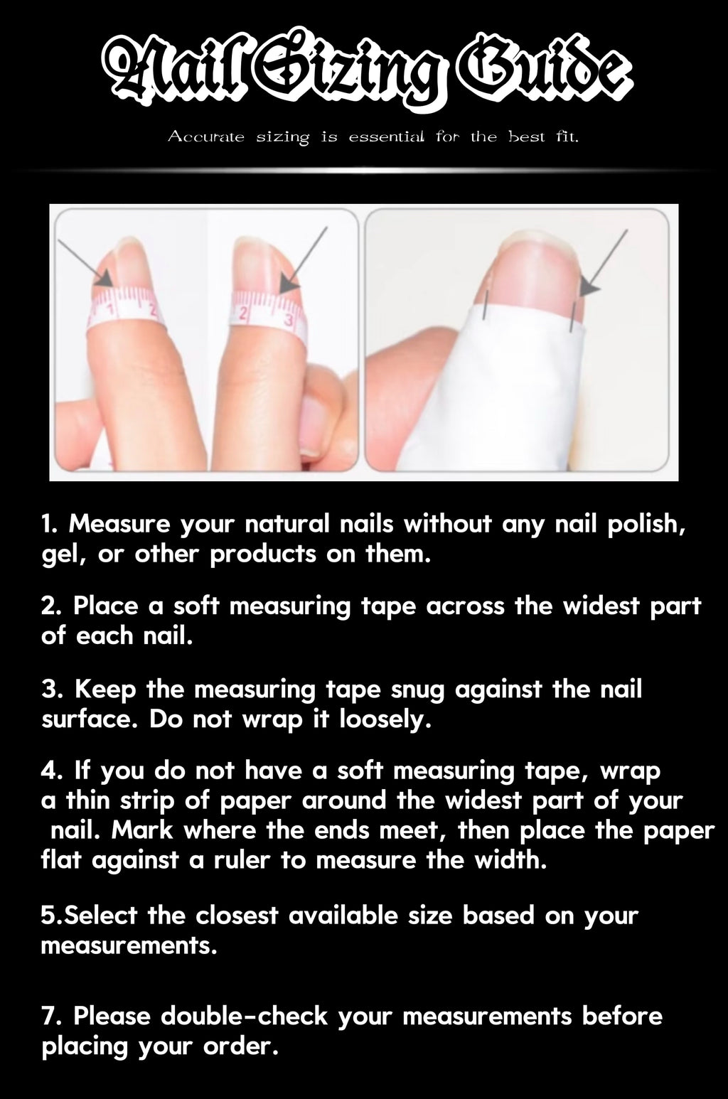 Handmade Stiletto Press‑on Nails｜ Dark Specter
